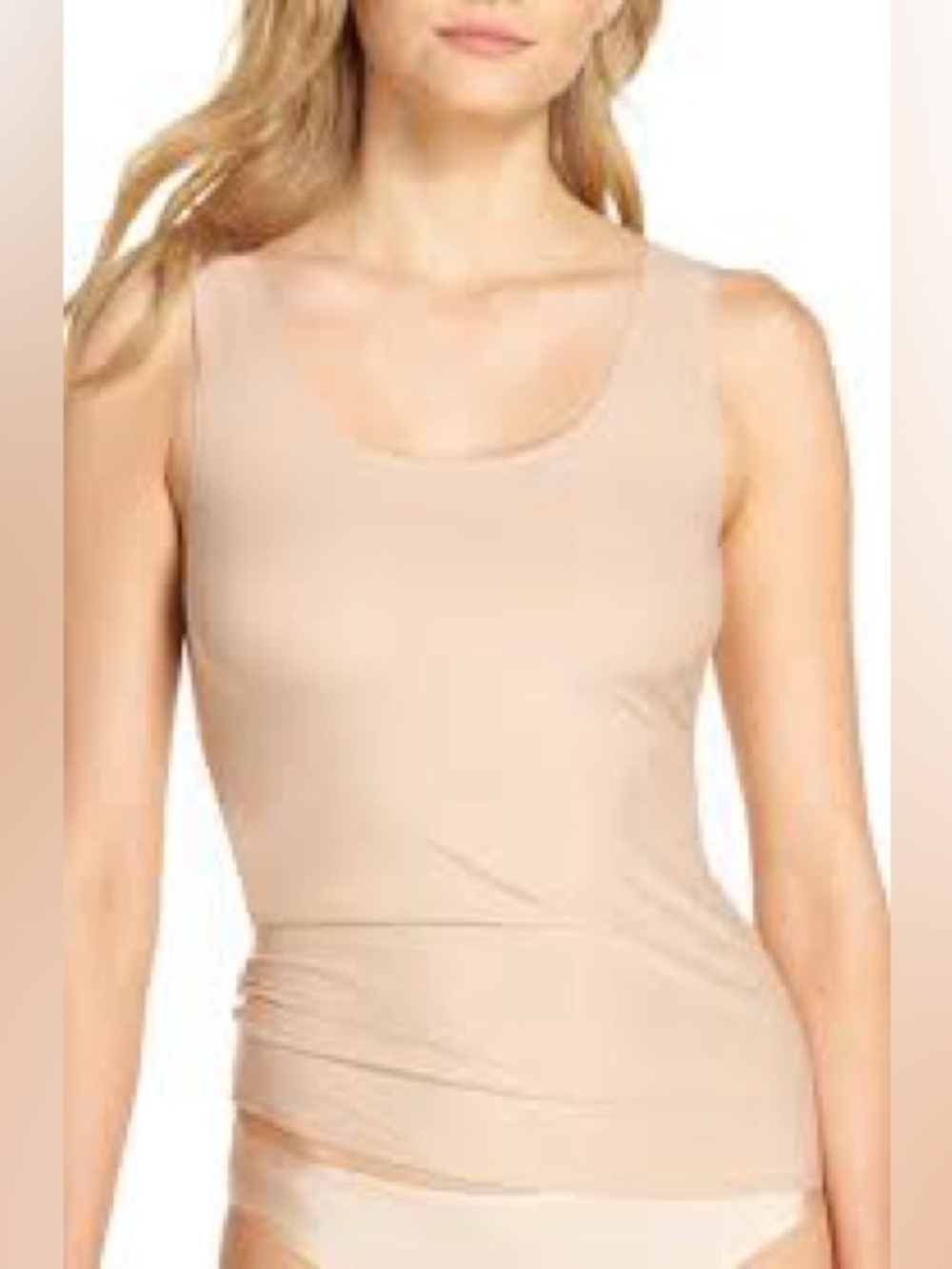 Nordstrom Nude Scoop Neck Tank Top